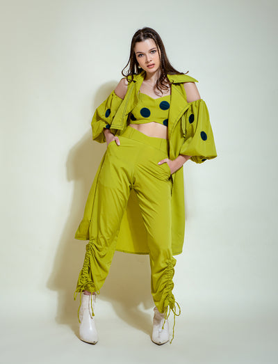 lime green co-ord set